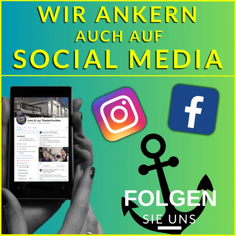 Wir ankern auch auf Social Media